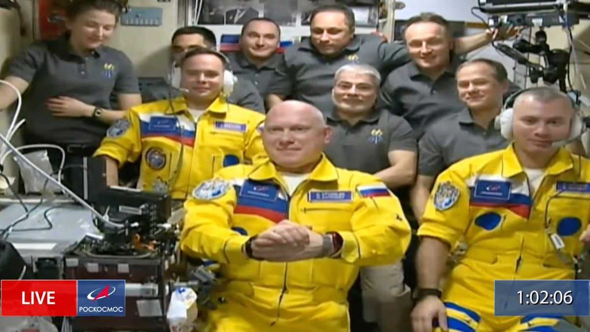 Drei russische Kosmonauten sind auf der ISS angekommen