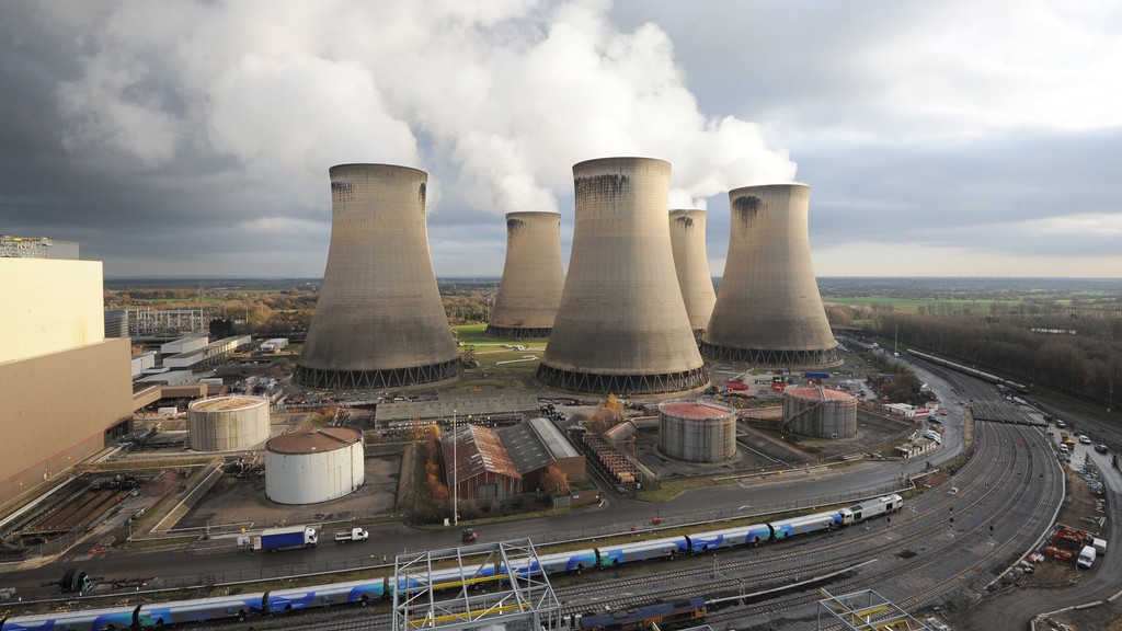 Kraftwerk Drax im britischen Yorkshire
