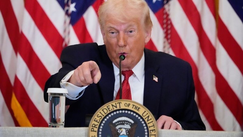 US-Präsident Trump | Bild: dpa-Bildfunk/Alex Brandon US-Präsident Trump