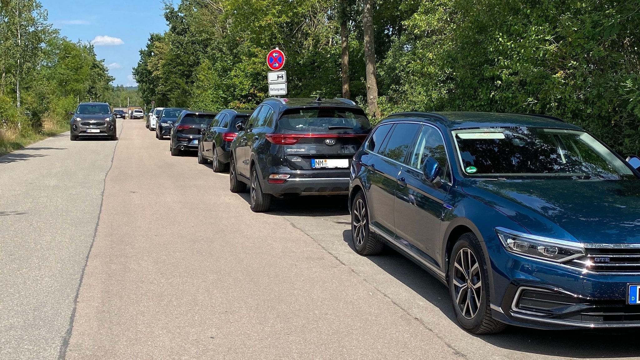 Sommerwetter sorgt für Parkchaos im Oberpfälzer Seenland