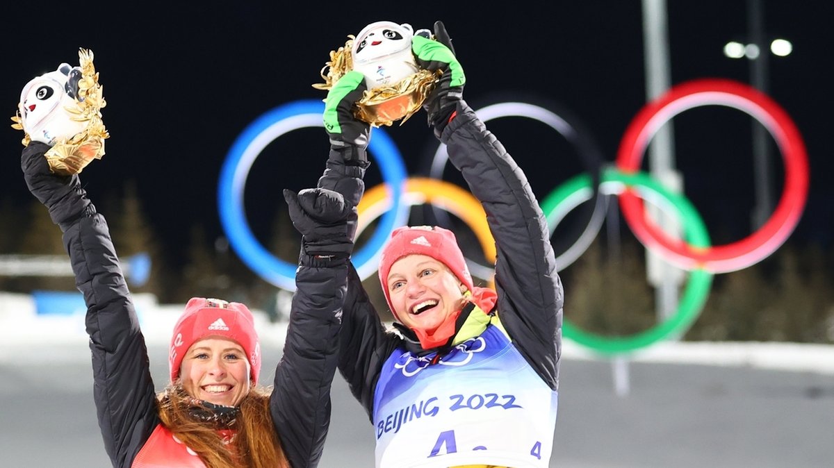 Langlauf-Frauen holen sensationell Gold im Teamsprint