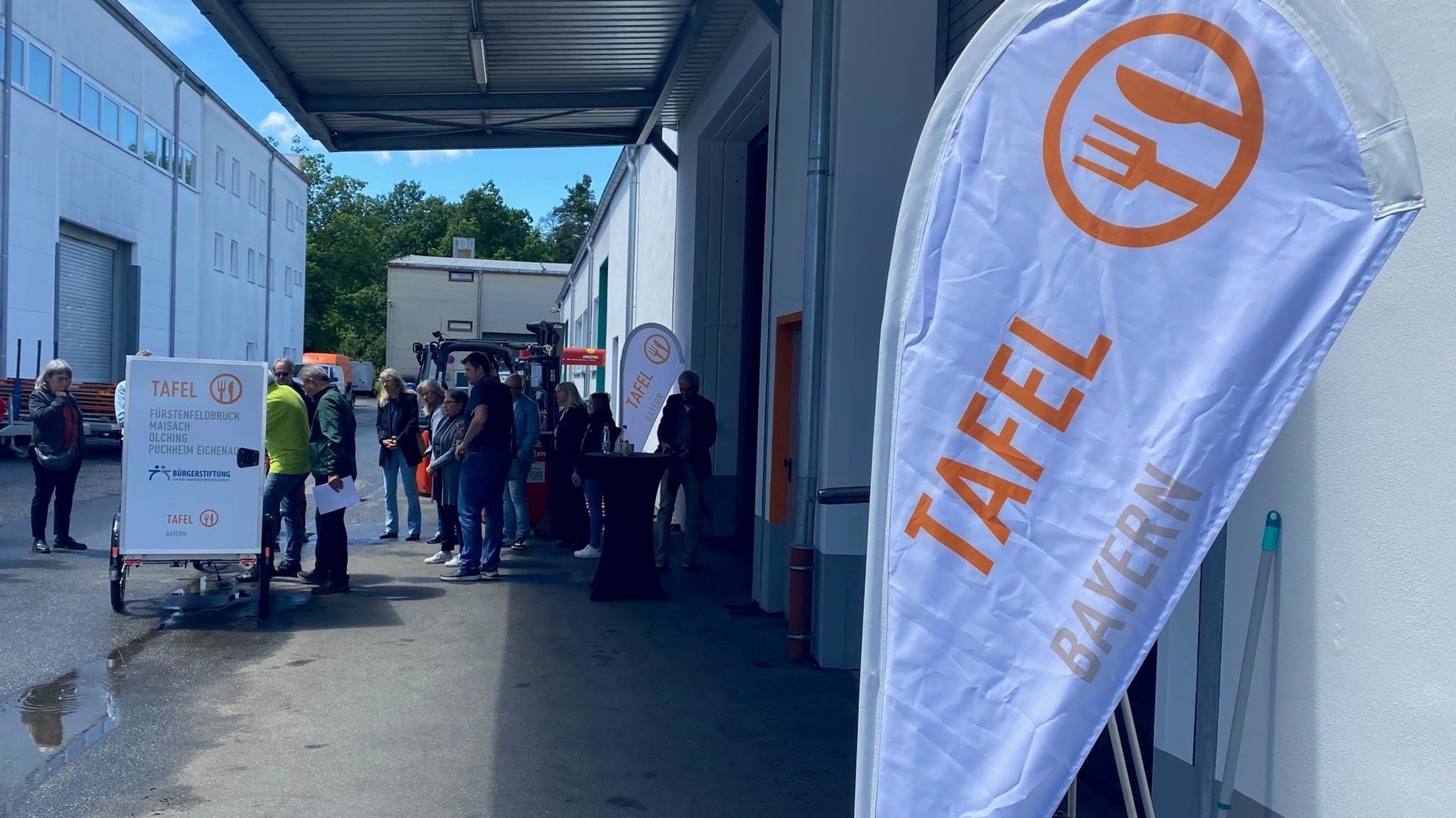 Tafel Bayern hat neues Logistikzentrum in Nürnberg 