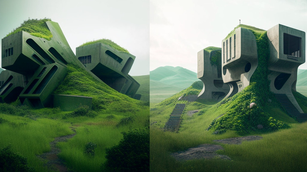 Mit der KI Midjourney erschaffene Kunst