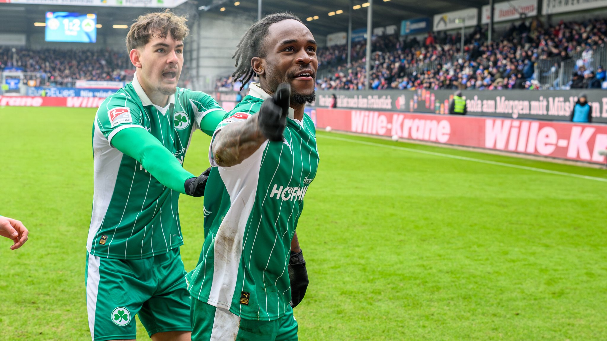 Torjubel | Bild: picture alliance / Sportfoto Zink / Wolfgang Zink | Sportfoto Zink / Wolfgang Zink Torjubel