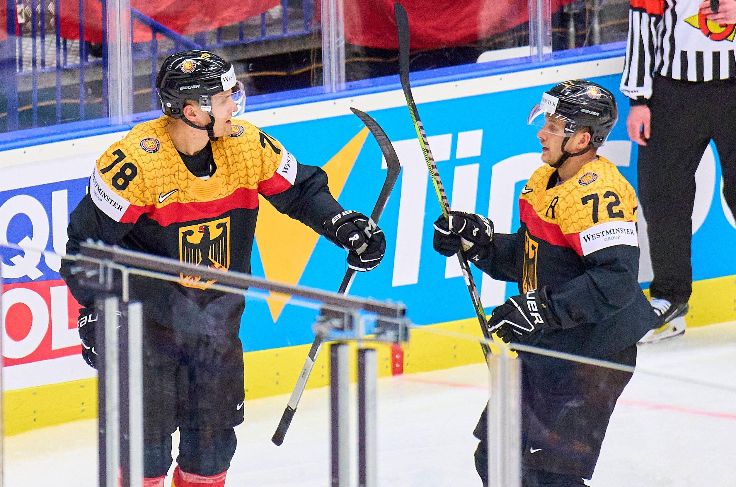 Nico Sturm und Dominik Kahun