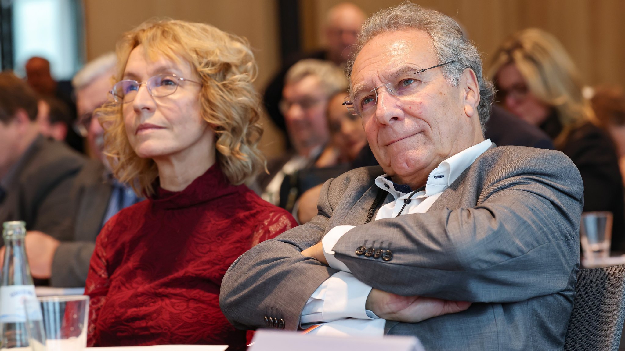 Klaus Ernst (rechts) und Irmgard Freihoffer bilden die Doppelspitze des neu gegründeten BSW-Landesverbands in Bayern.