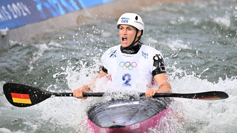 Kanutin Ricarda Funk bei Olympia 2024 in Paris | Bild: picture-alliance/dpa Kanutin Ricarda Funk bei Olympia 2024 in Paris