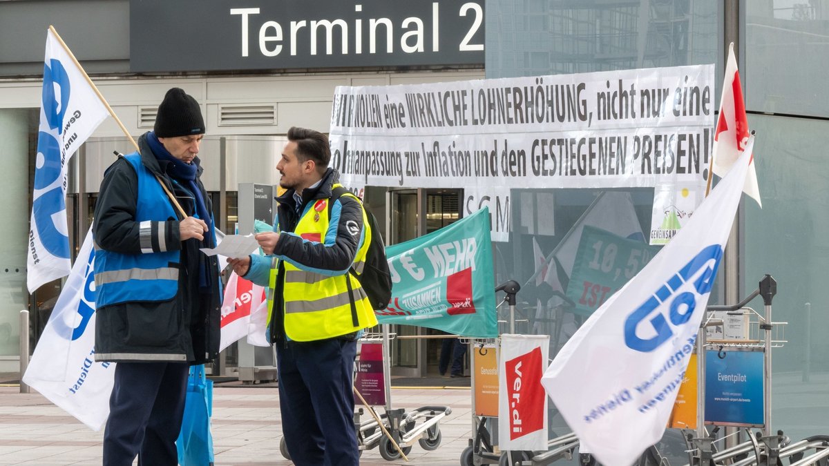 Warnstreik am Münchner Flughafen beendet: Wieder Normalbetrieb