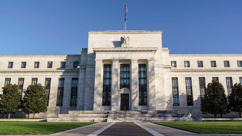 Das Gebäude der US-Notenbank Federal Reserve (Fed)