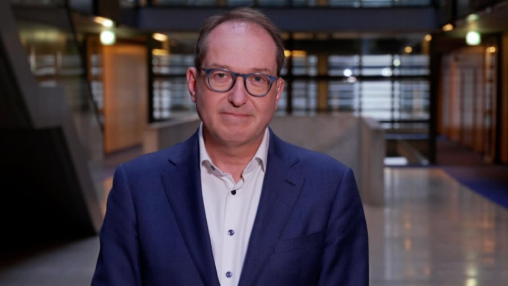 CSU-Landesgruppenchef Alexander Dobrindt im BR24-Interview