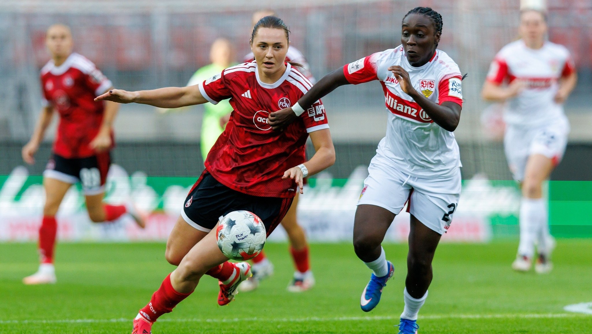 Spielszene 1. FC Nürnberg - VfB Stuttgart