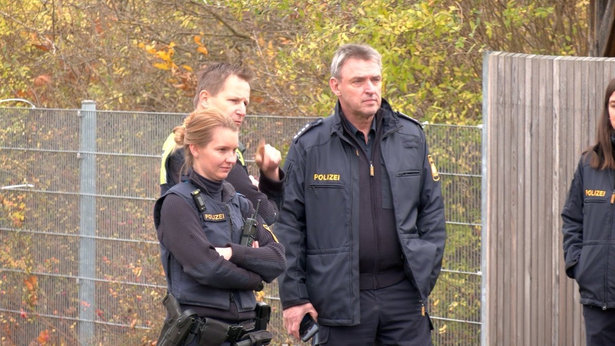 Polizisten in Oberasbach