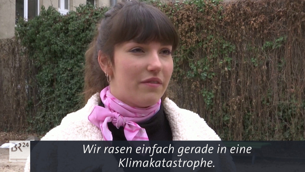 Sprecherin der "Letzten Generation", Carla Hinrichs | Bild: BR Sprecherin der "Letzten Generation", Carla Hinrichs