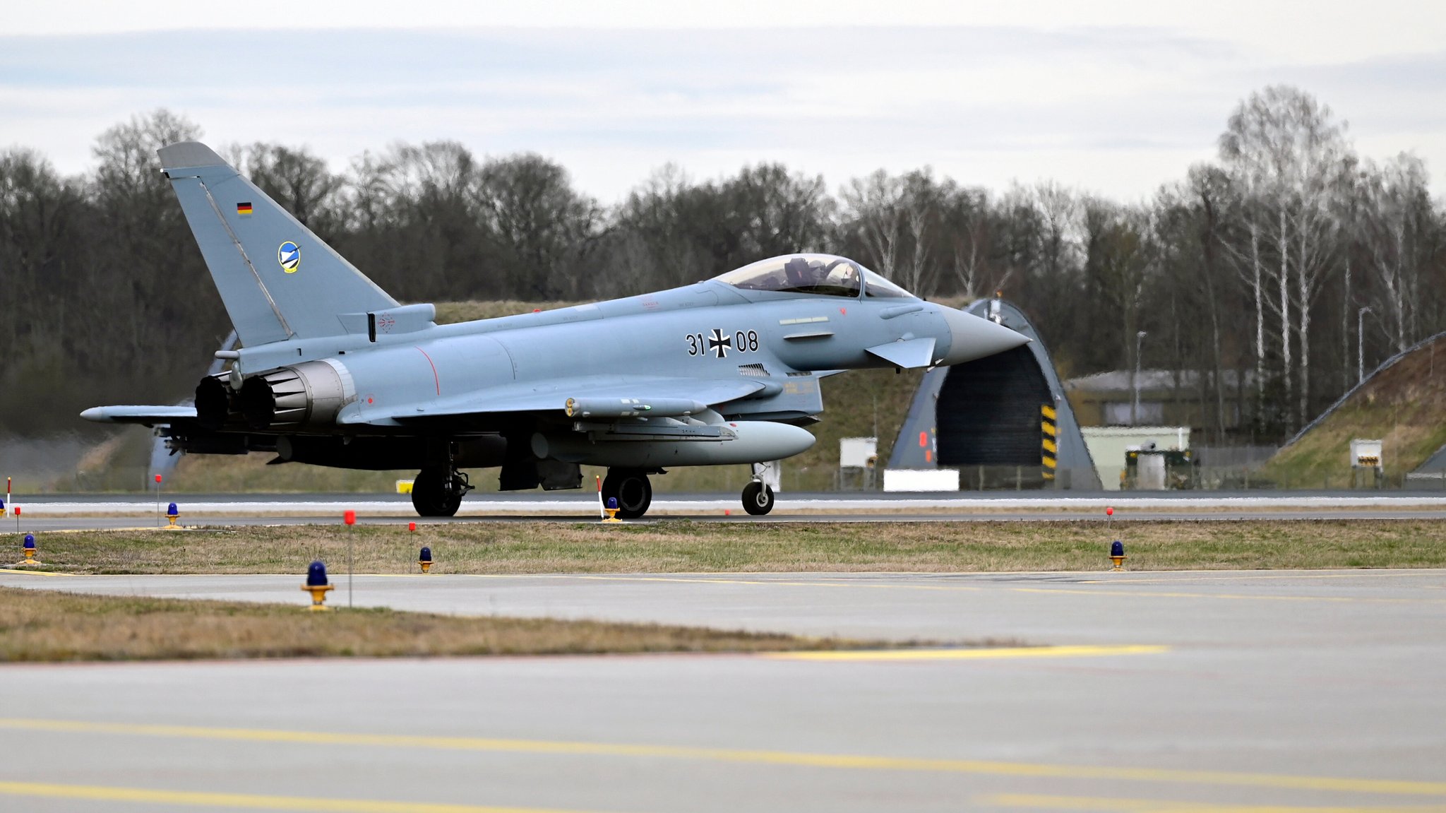 Eurofighter starten in Neuburg in Neuburg an der Donau