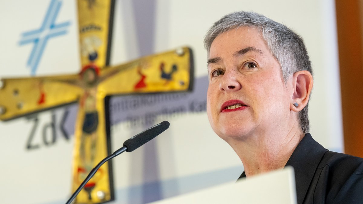Die Präsidentin des Zentralkomitees der deutschen Katholiken (ZdK), Irme Stetter-Karp, im Mai 2023