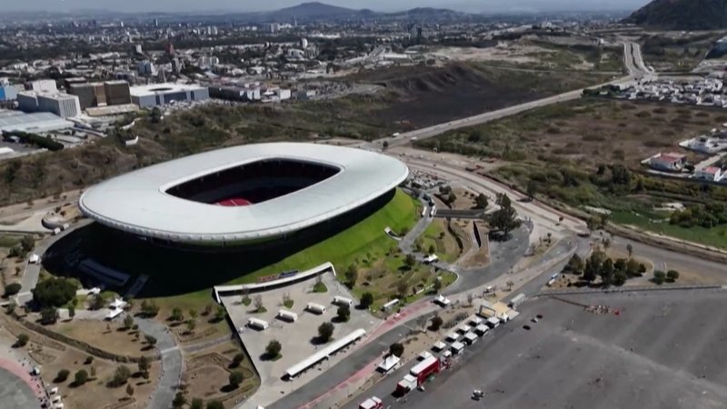 Die WM 2026 wird neben USA und Kanada auch in Mexiko ausgetragen. | Bild: Bayerischer Rundfunk Die WM 2026 wird neben USA und Kanada auch in Mexiko ausgetragen.