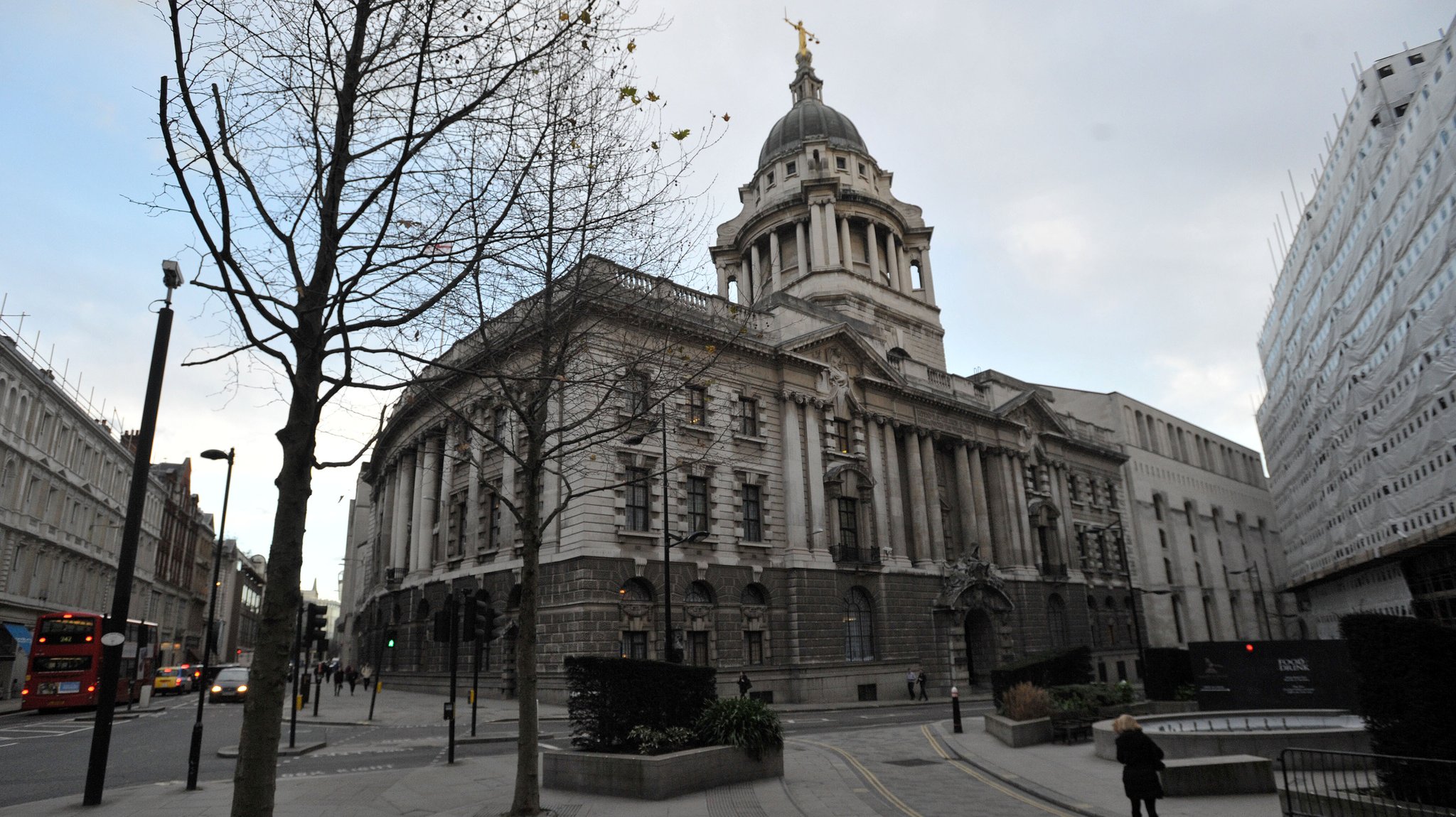 Blick auf den Central Criminal Court in London