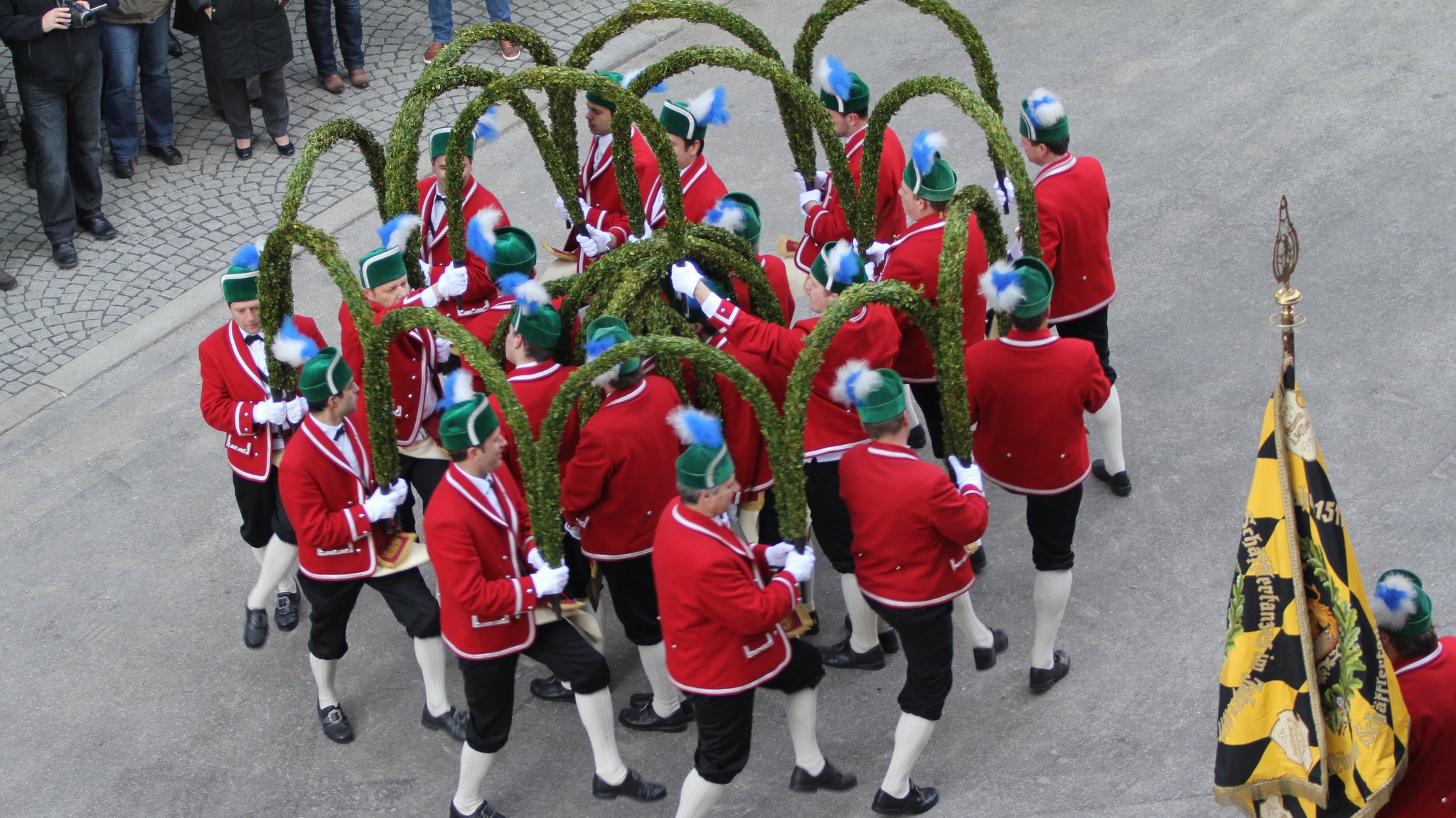 Münchner Schäffler tanzen