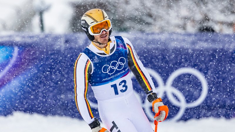 Linus Straßer bei Olympia in Mailand/Cortina | Bild: picture alliance/KEYSTONE | MICHAEL BUHOLZER Linus Straßer bei Olympia in Mailand/Cortina