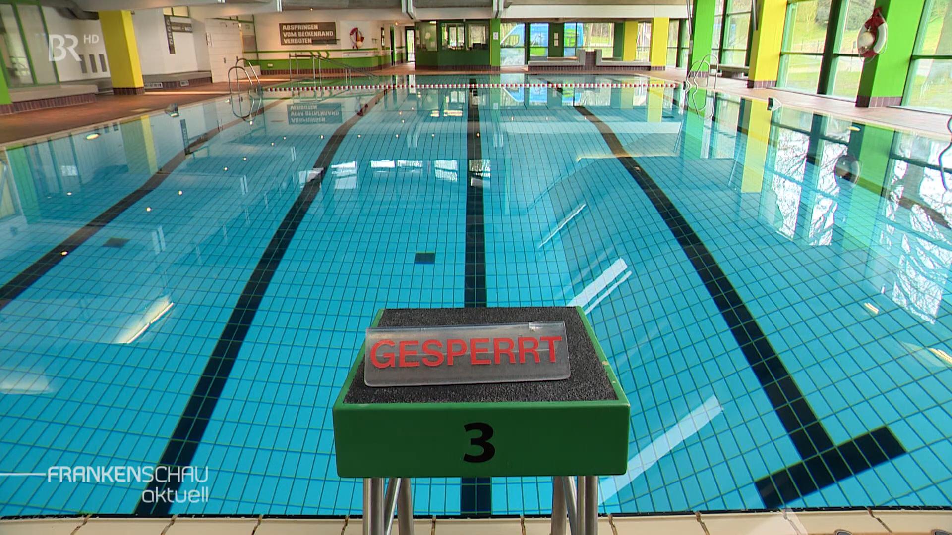 Gesperrter Sprungblock.