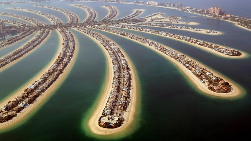 Archivbild: Die Palmeninsel von oben | Bild: picture alliance / Zoonar | Erich Meyer Archivbild: Die Palmeninsel von oben