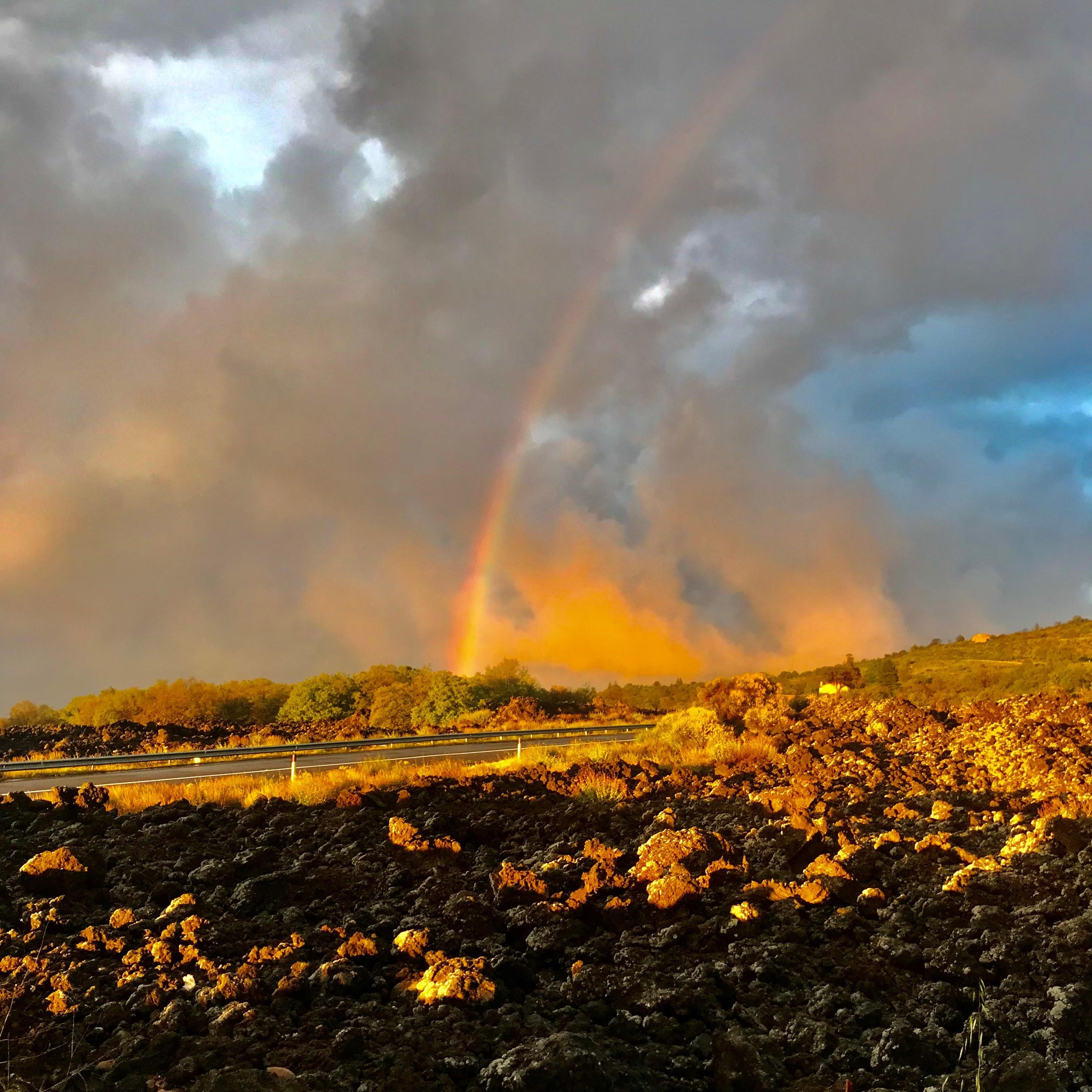 Sizilien, Blick auf den Ätna 