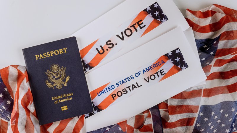 Symbolbild: Briefwahl bei der US-Präsidentschaftswahl | Bild: picture alliance / Shotshop | valentyn semenov Symbolbild: Briefwahl bei der US-Präsidentschaftswahl