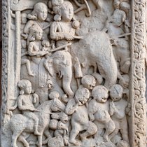 Ashoka - Erster buddhistischer Herrscher in Indien | Bild: picture-alliance/dpa