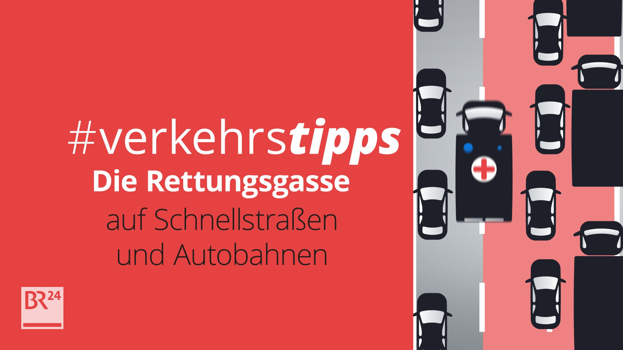 Rettungsgasse - so geht's!