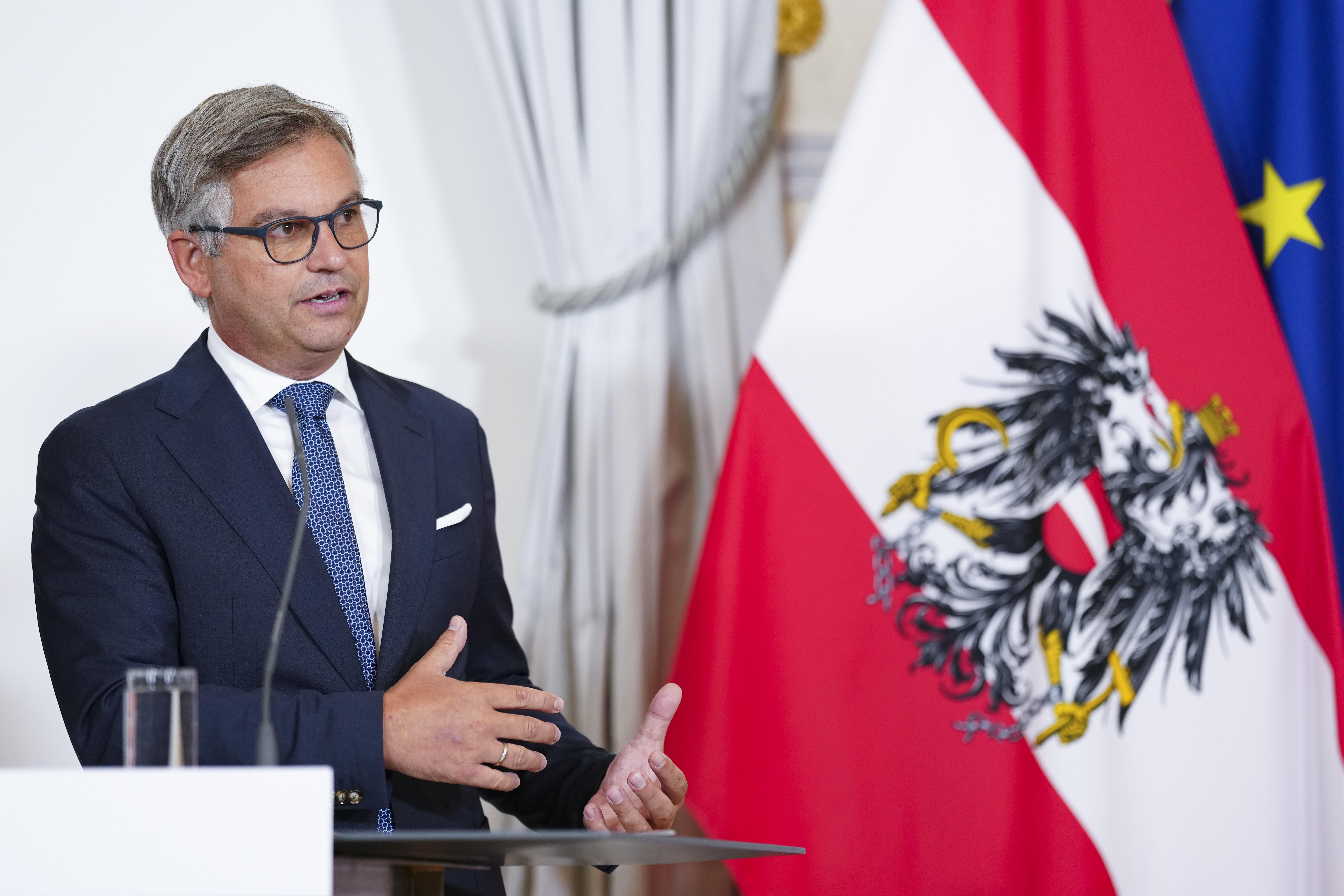 Österreichs Finanzminister Magnus Brunner (ÖVP) (Archivbild)