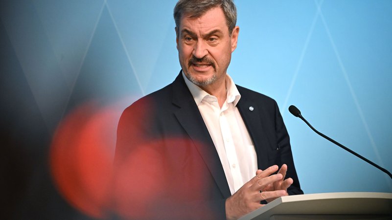 CSU-Chef Markus Söder (Archivbild) | Bild: picture alliance / SVEN SIMON|Frank Hoermann CSU-Chef Markus Söder (Archivbild)