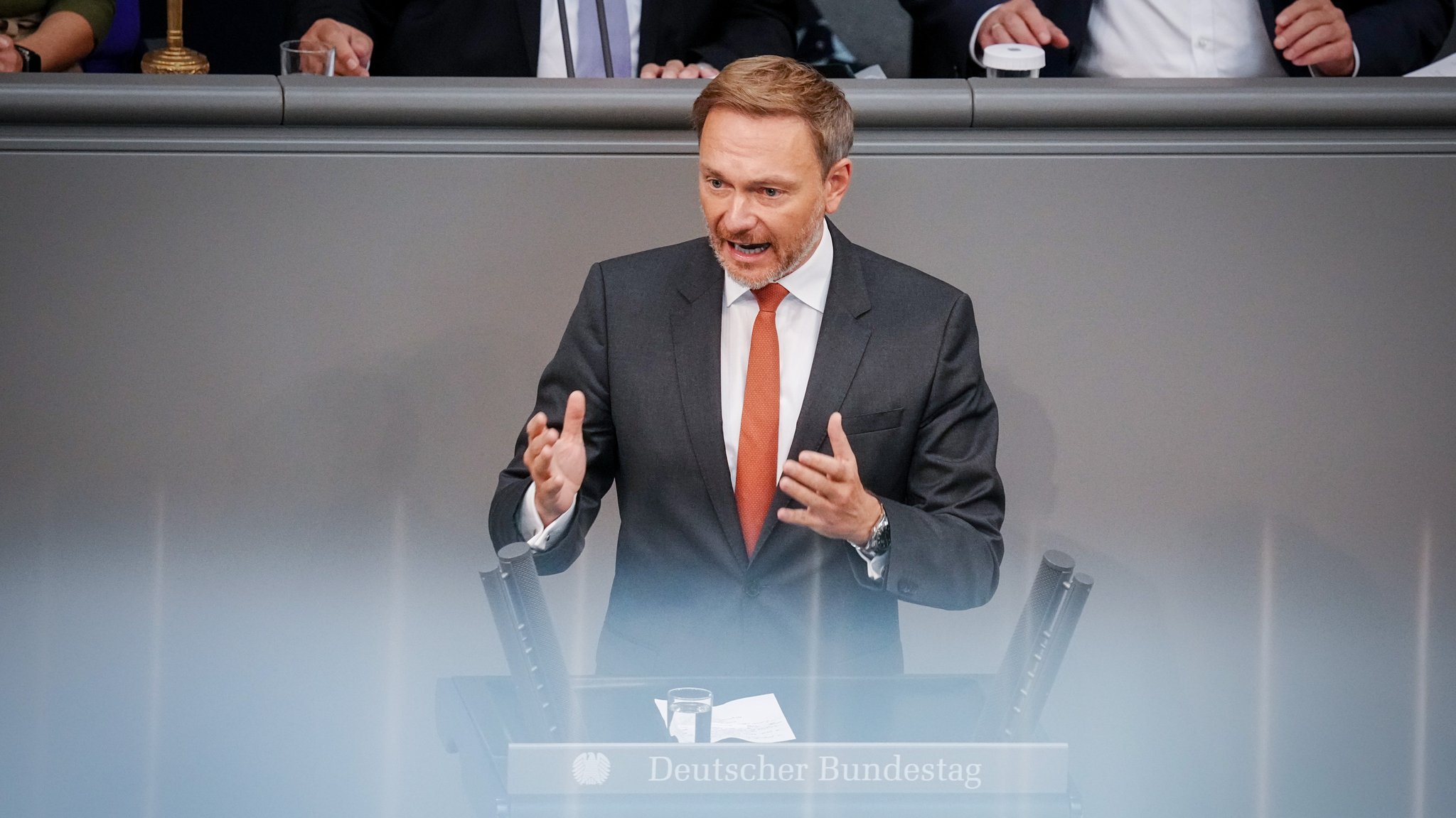 22.09.22: Bundesfinanzminister Christian Lindner (FDP) spricht im Deutschen Bundestag.