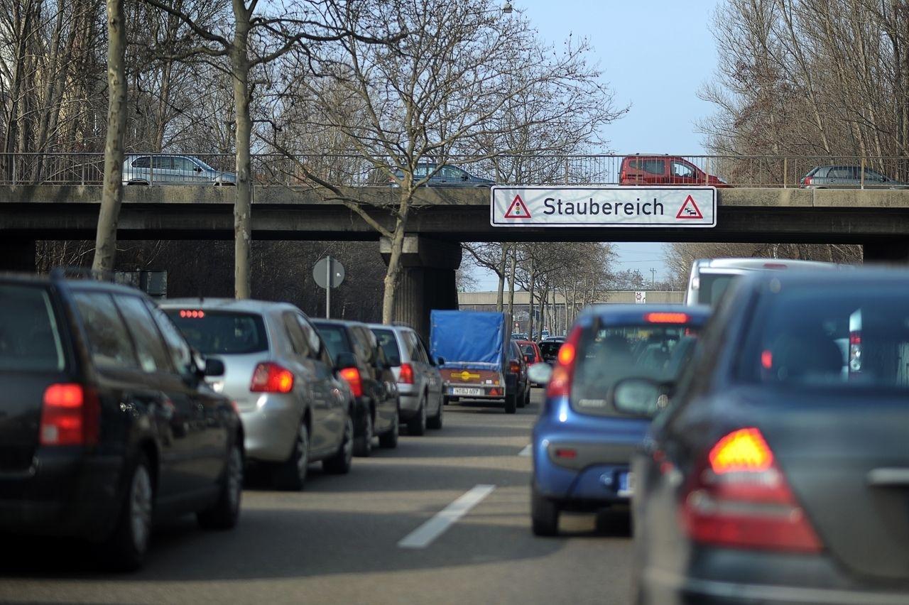 Frankenschnellweg in Nürnberg