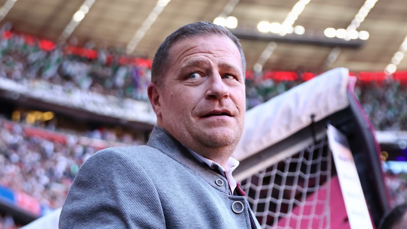 Max Eberl in der Allianz Arena | Bild: picture alliance / sampics / Stefan Matzke Max Eberl in der Allianz Arena