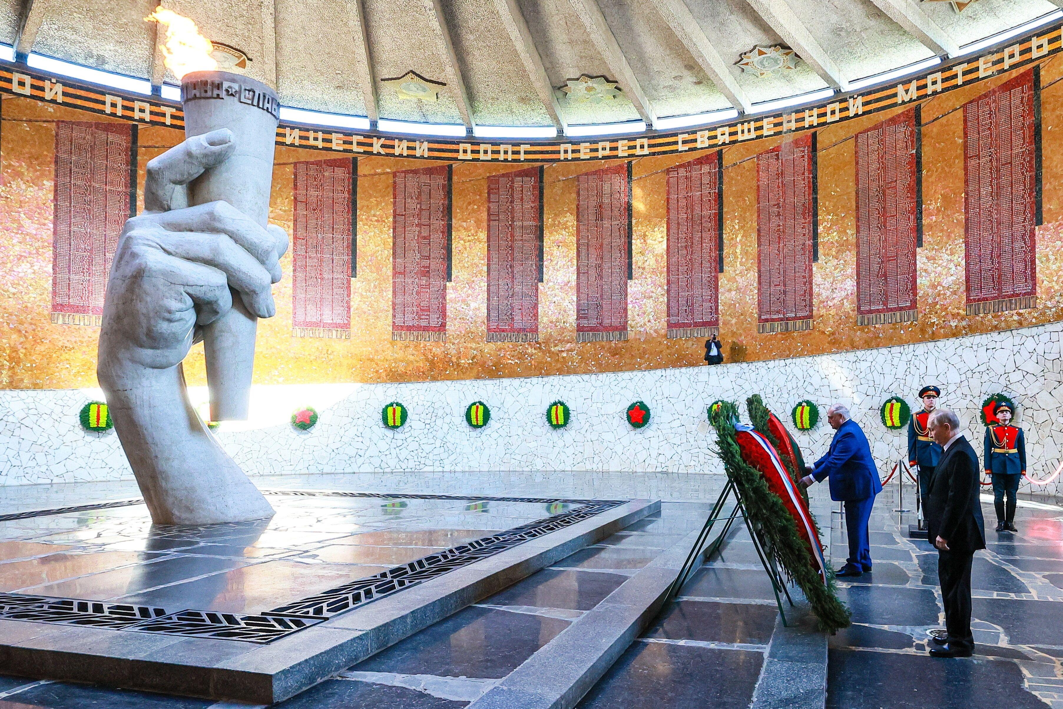 Am 29. April 2025 in der Gedenkstätte in Wolgograd