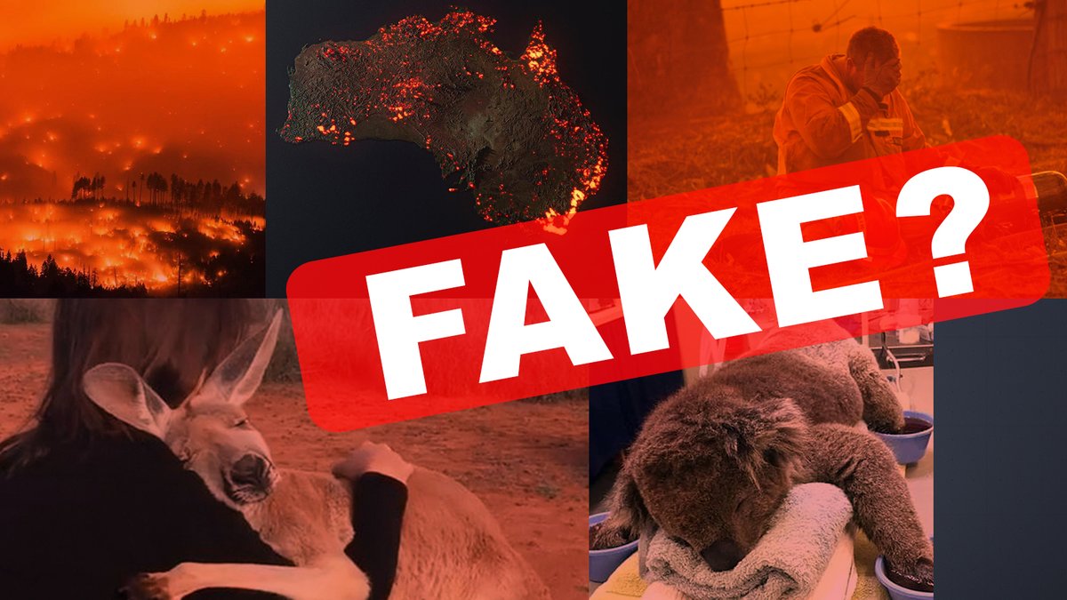 Veraltete Fotos, Animationen, Bilder aus den USA: Zahlreiche irrenführende Bilder zu den Buschbränden in Australien