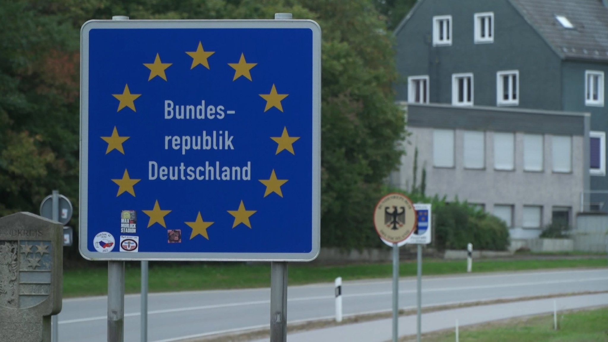 Schild "Bundesrepublik Deutschland"