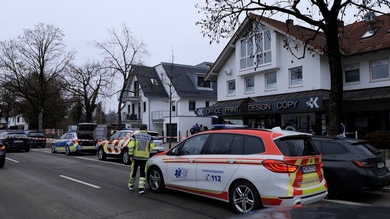 2.2.2025: Polizeieinsatz im Stadtbezirk Trudering-Riem | Bild: BR/Frank Jordan 2.2.2025: Polizeieinsatz im Stadtbezirk Trudering-Riem