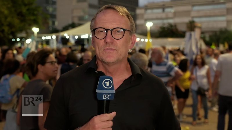 ARD-Korrespondent Feldforth zur Lage in Israel | Bild: Bayerischer Rundfunk 2025 ARD-Korrespondent Feldforth zur Lage in Israel