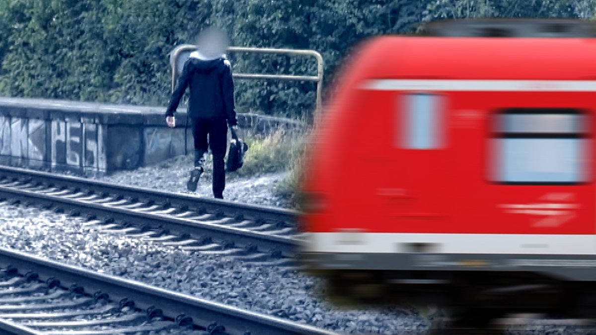 Wie Menschen ihr Leben im Gleisbett riskieren