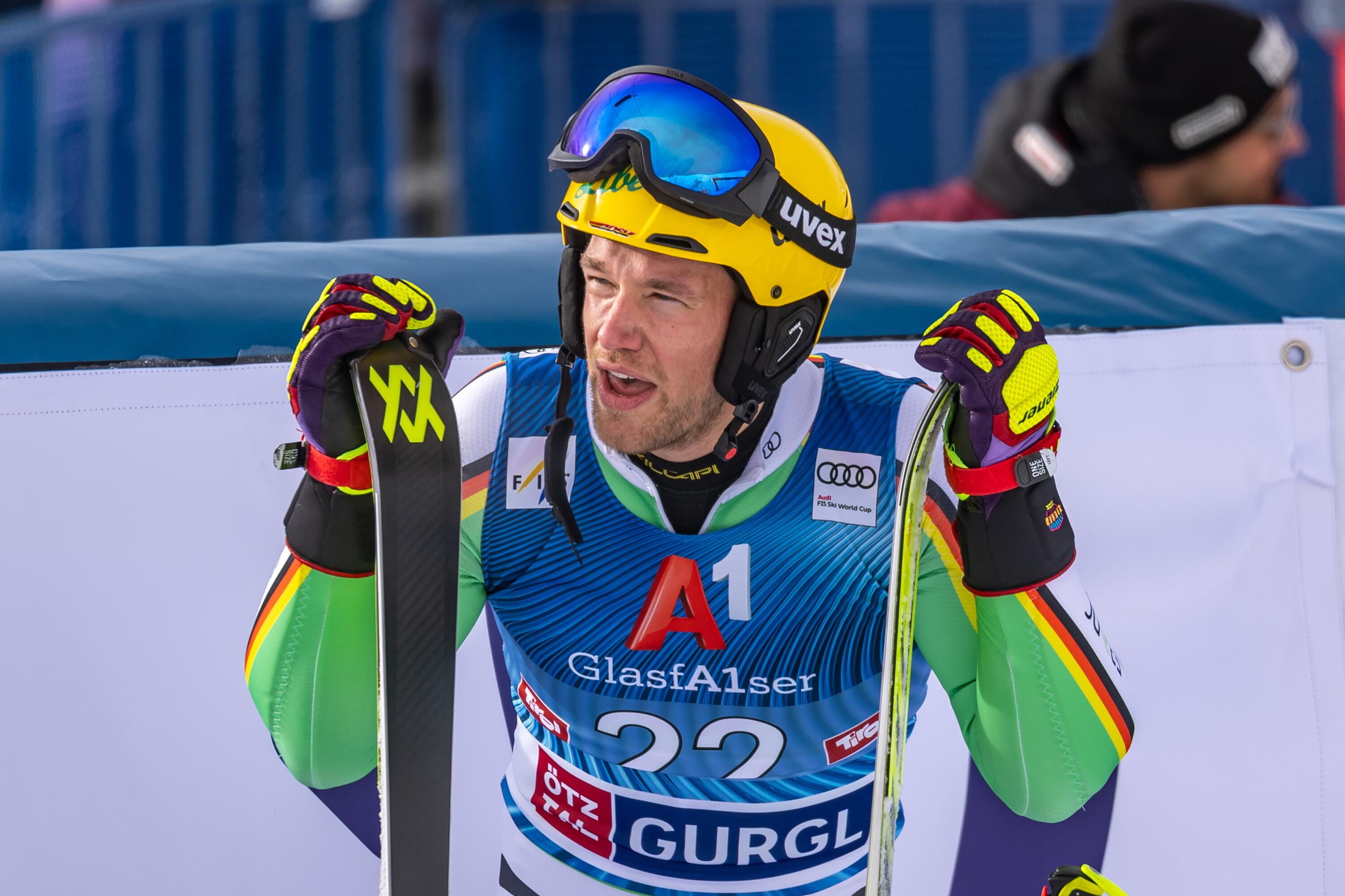 Sebastian Holzmann im Zielraum