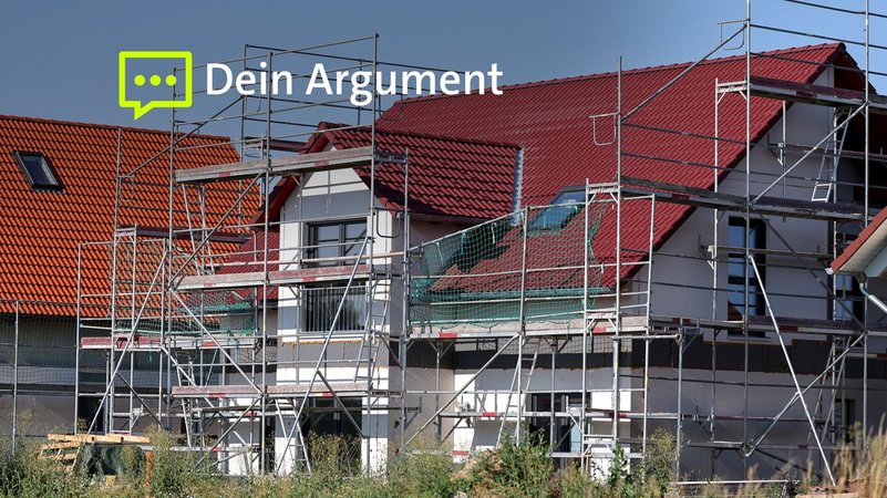 Baustelle eines Privathauses | Bild: dpa-Bildfunk/Jan Woitas Baustelle eines Privathauses