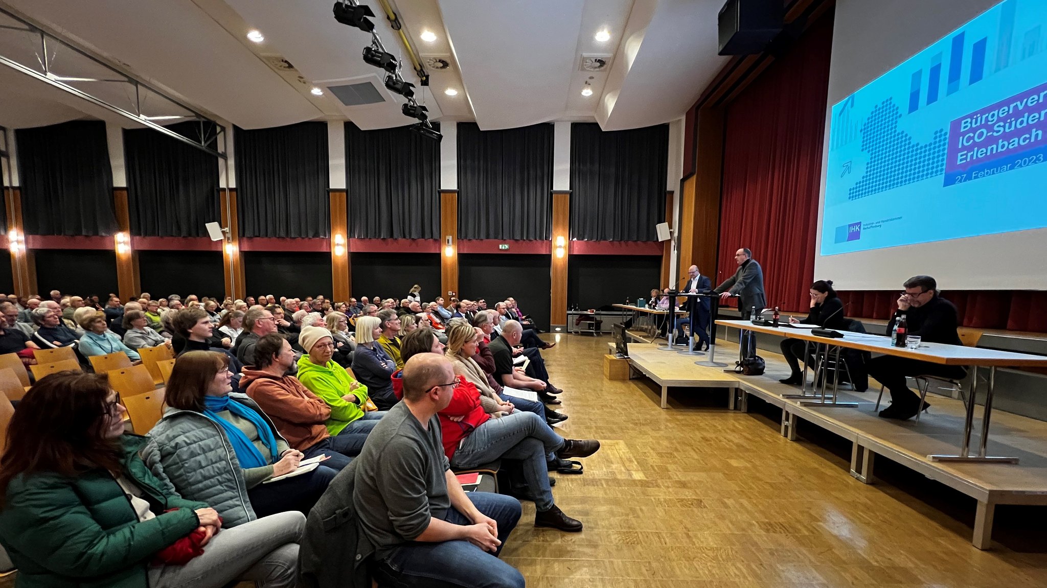 Bürgerversammlung der Stadt Erlenbach zur geplanten Erweiterung des Industrie Centers Obernburg