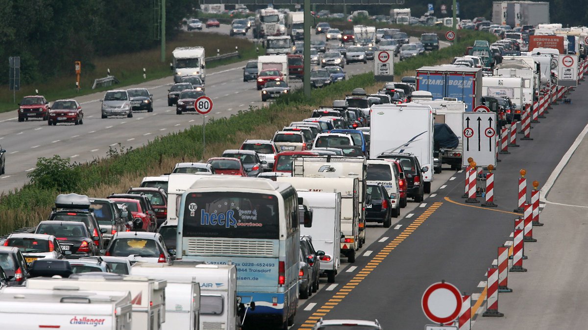 Dusche statt Bremse installiert: Wohnwagen auf A8 gestoppt