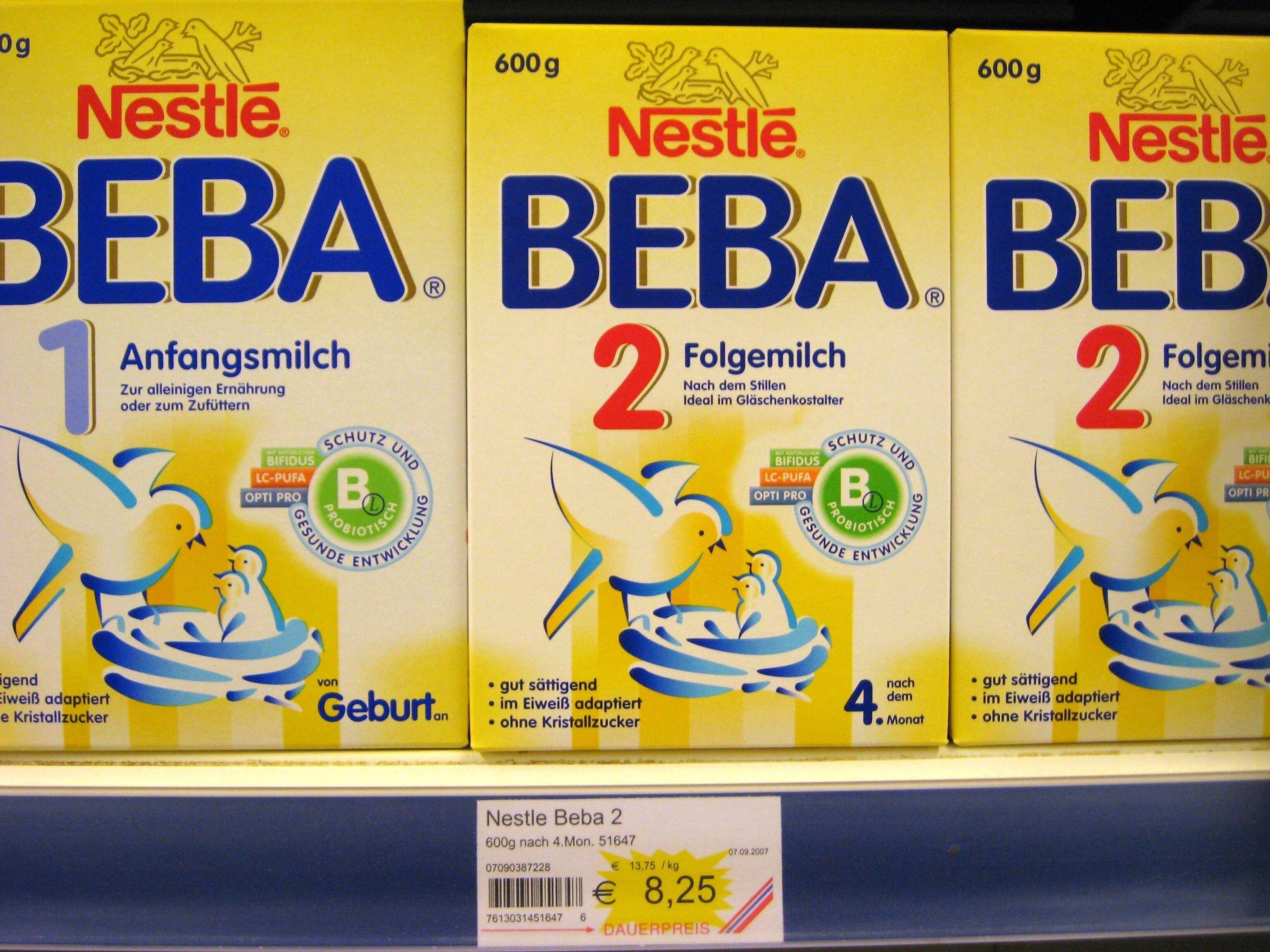 Symbolbild: Beba-Produkt des Herstellers Nestlé