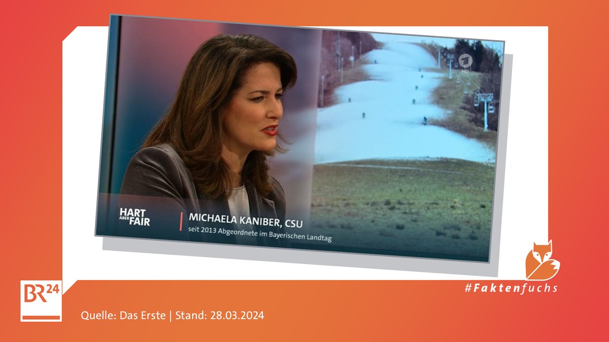 Die bayerische Tourismusministerin Michaela Kaniber (CSU) ist in der Sendung "Hart aber Fair" vom 26. Februar zu sehen.