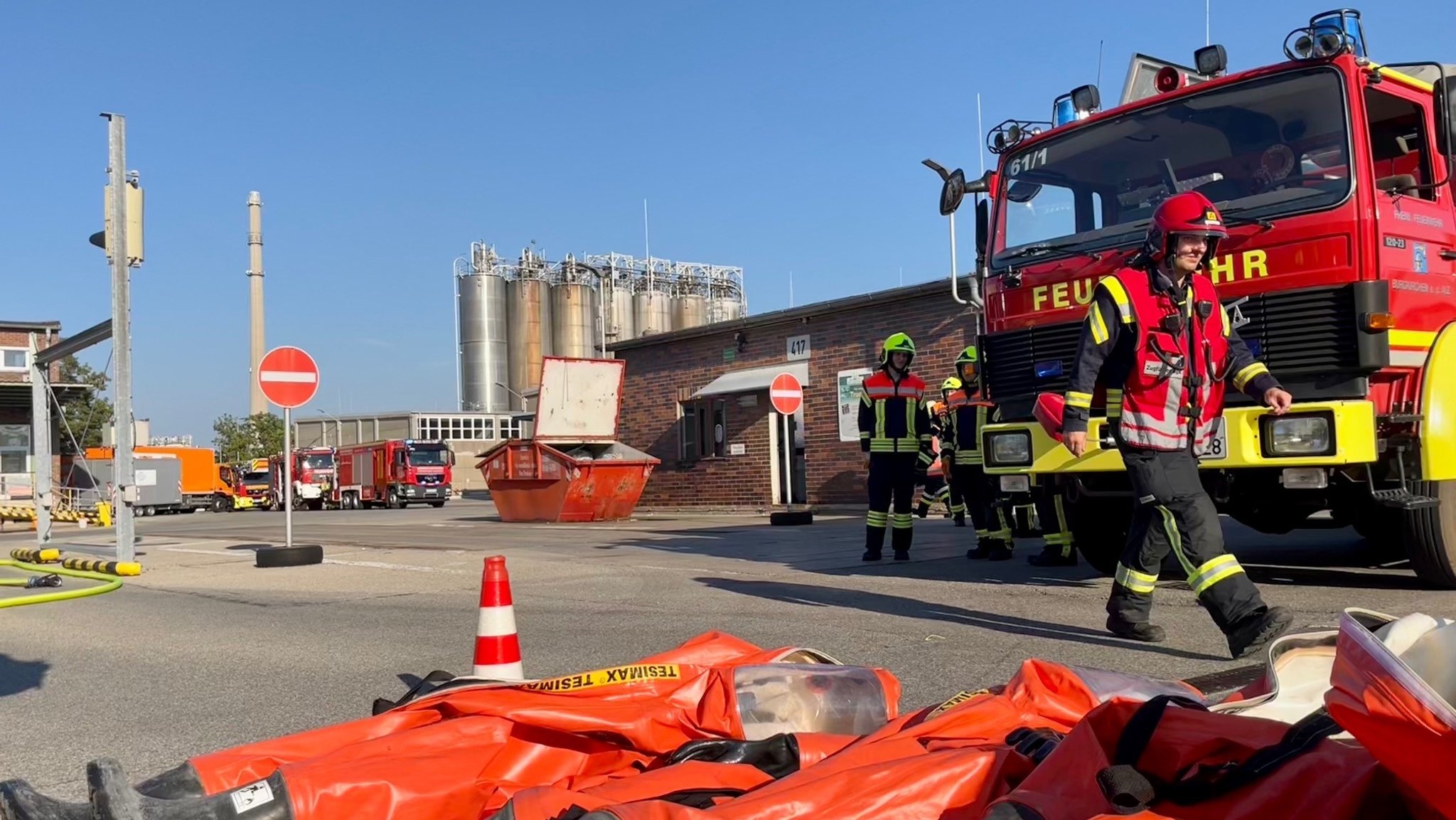 Notfallgroßübung im Chemiepark Gendorf erfolgreich abgeschlossen