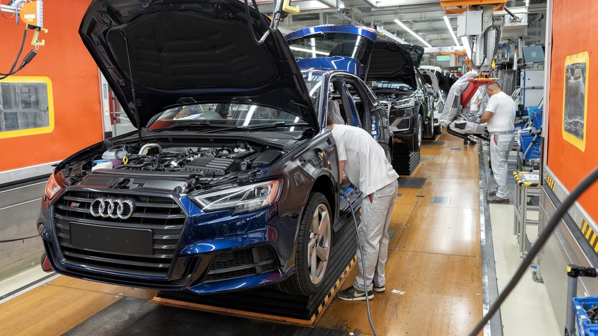 Montage des Audi A3 im Werk Ingolstadt