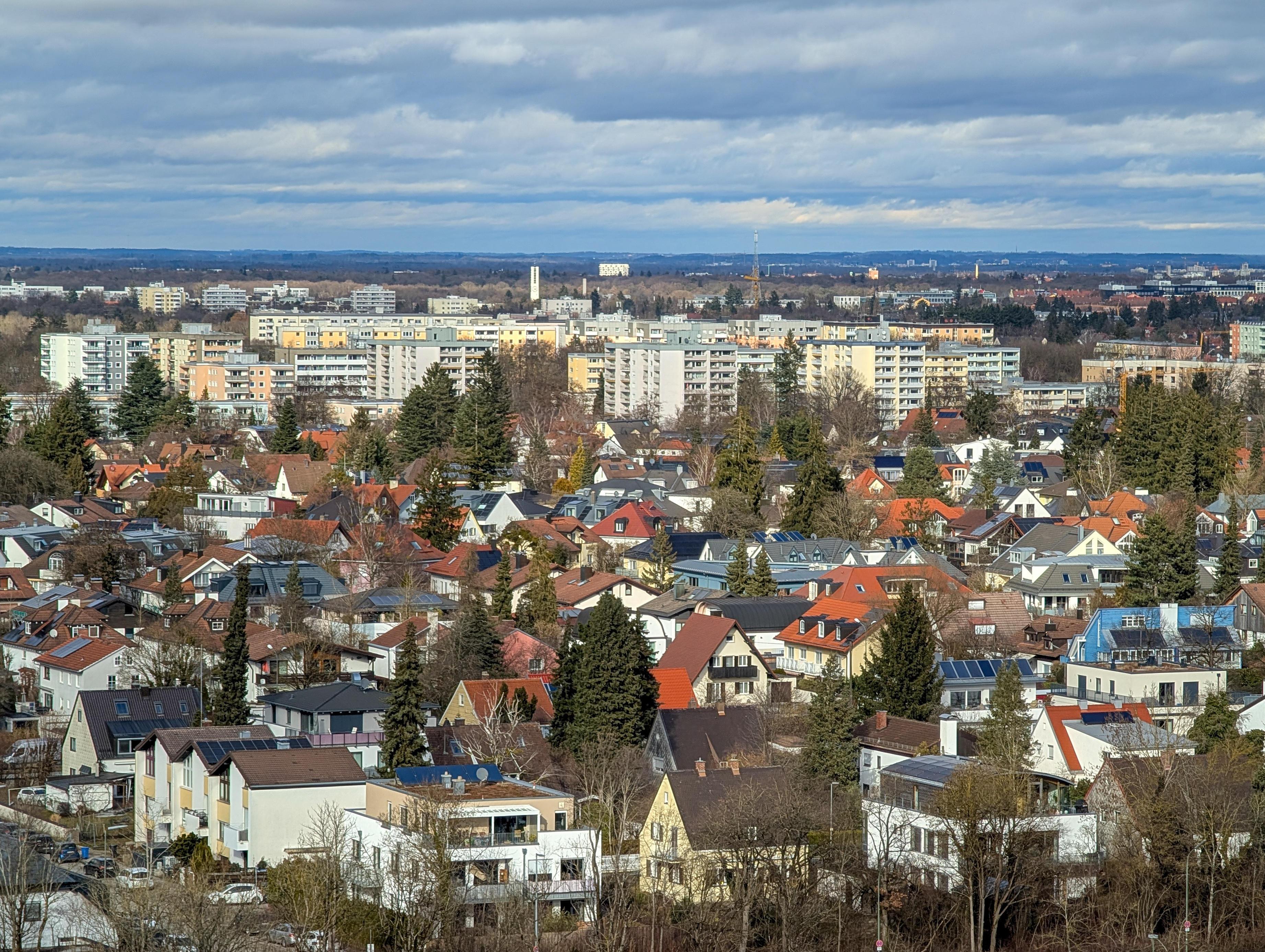 Häuser in München.