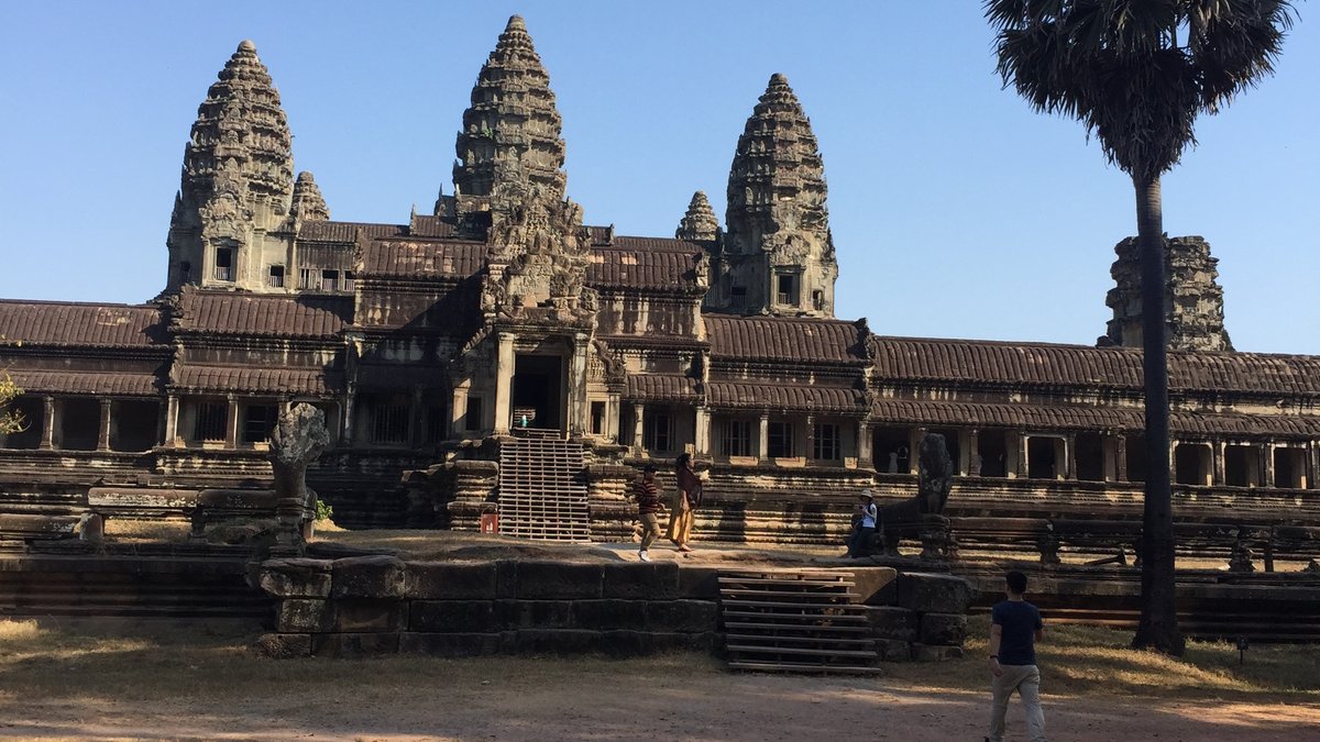 Angkor Wat, die bekannteste Tempelanlage in Kambodscha, droht zu zerfallen.